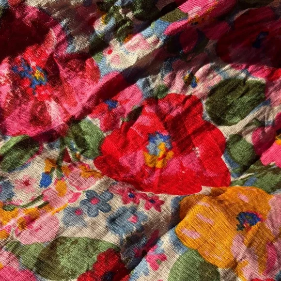 NATURAL LIFE Red and Pink Tiered Maxi Skirt - Picture 12 of 14